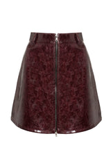 Hellraisa Kunst- Leder A-Line Rock Venom Rot