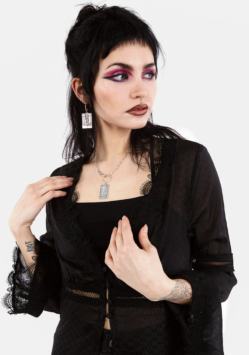Echo Transparent Kimono