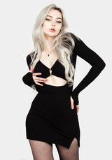 Eastwick Schnitt Raus Mini Kleid