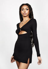 Eastwick Schnitt Raus Mini Kleid