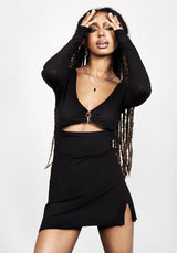 Eastwick Schnitt Raus Mini Kleid