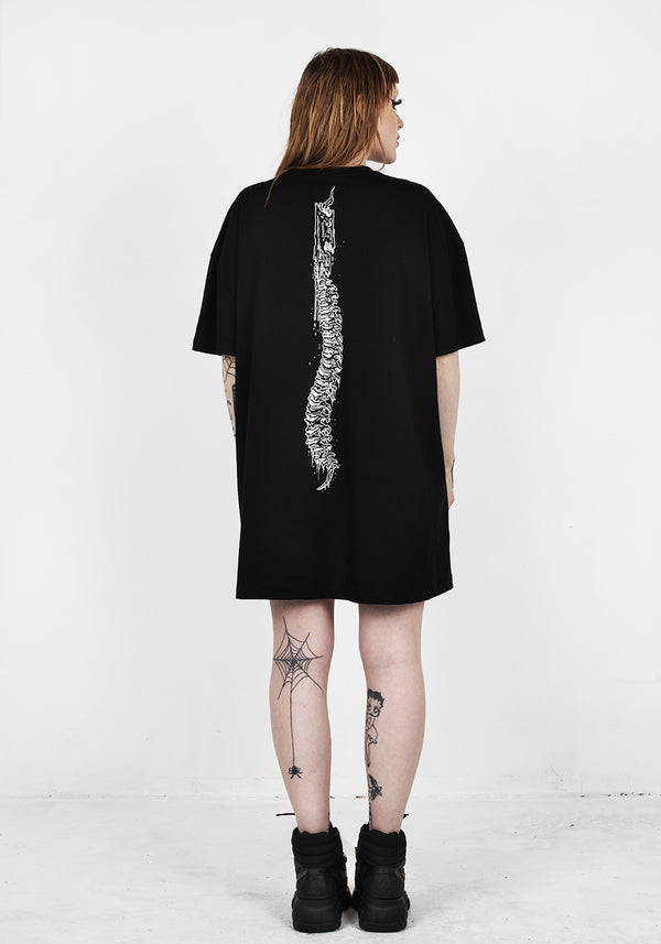 Xenomort Kurz Ärmel T Hemd Kleid