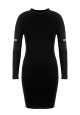 SKULTRO MOCK NECK BODYCON DRESS