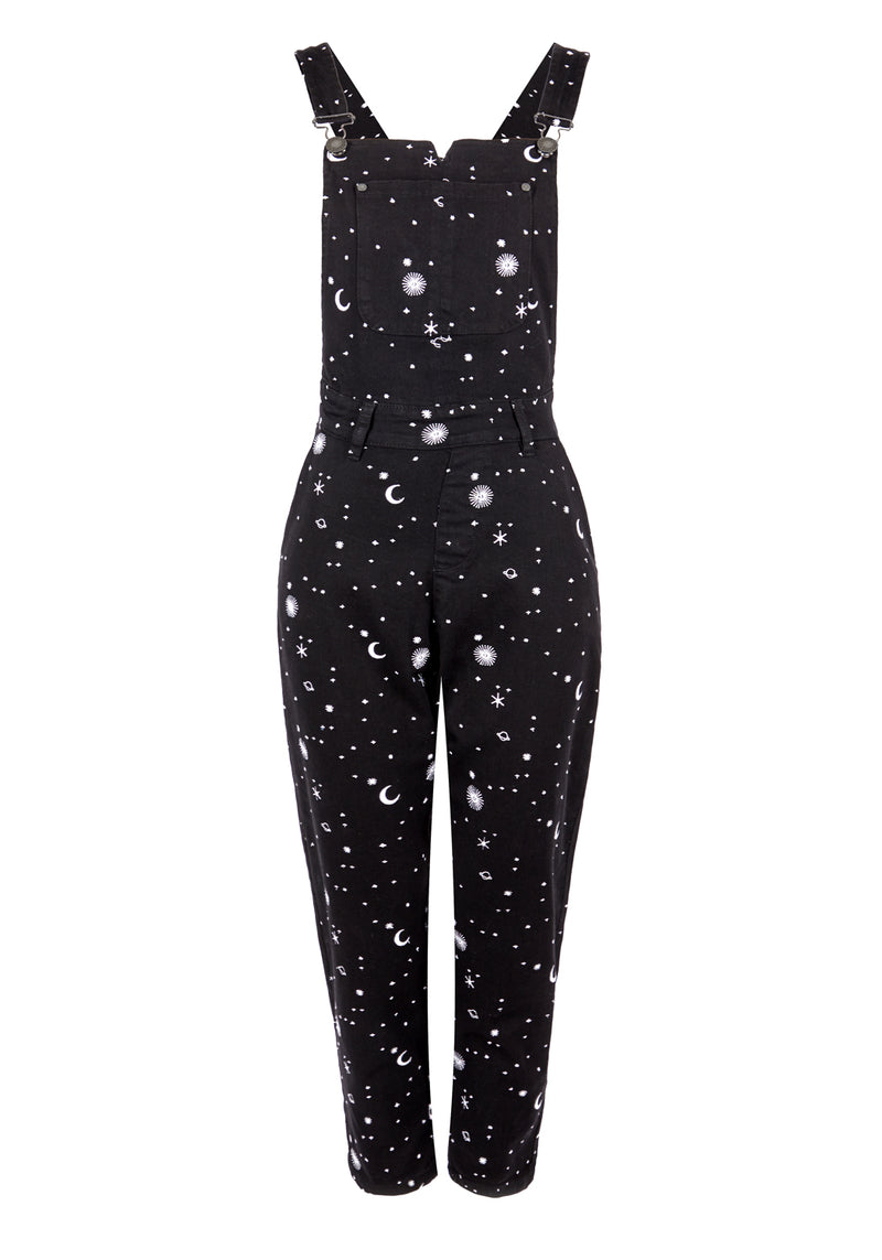 Celestial Bestickt Latzhose