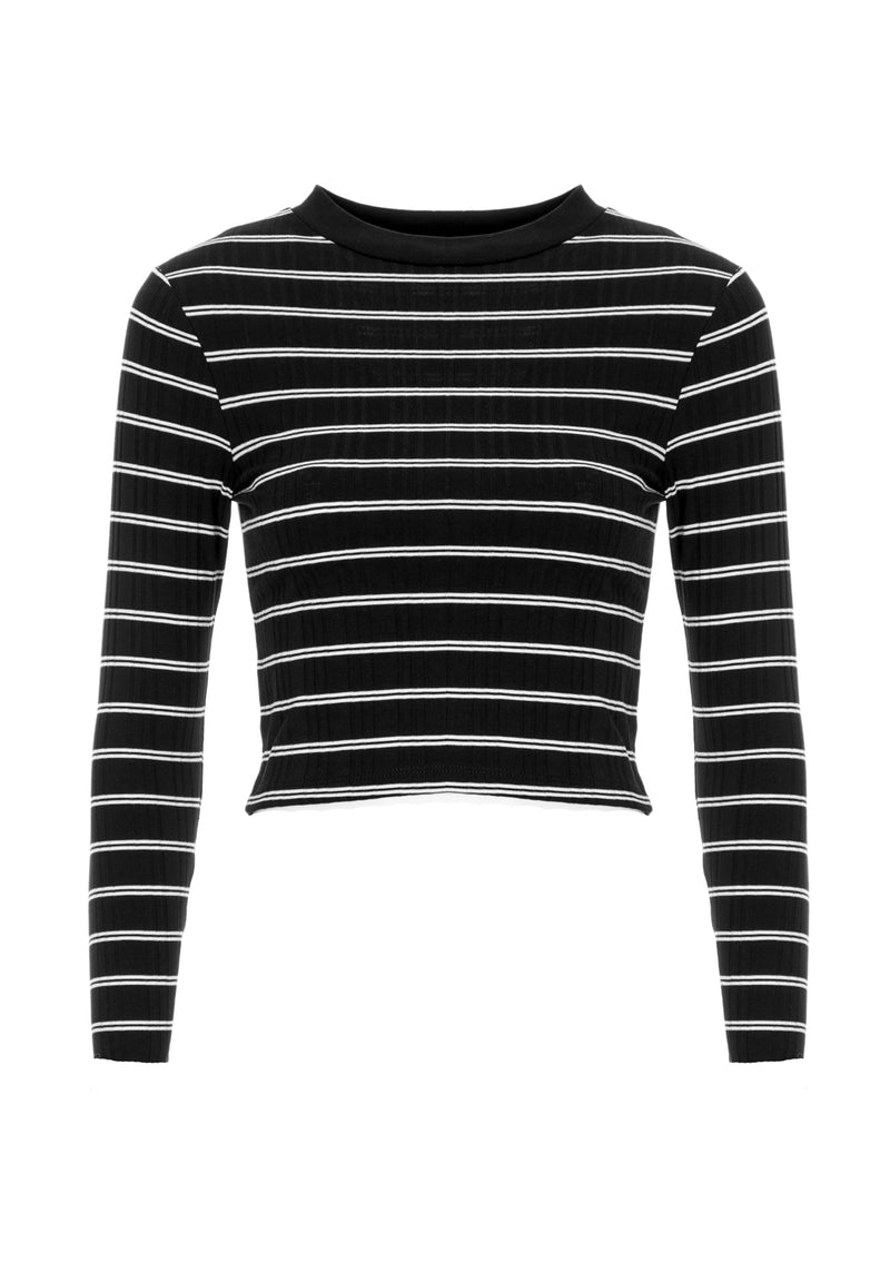 Slash 90S Streifen Kurz Top
