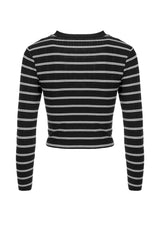 Slash 90S Streifen Kurz Top
