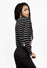 Slash 90S Streifen Kurz Top