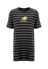 Buzzin Streifen T-Shirt Kleid