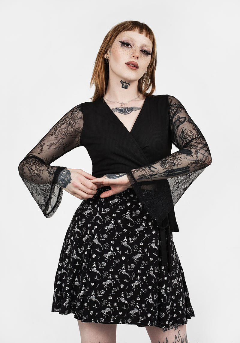 Wallflower Jersey Wickel Top