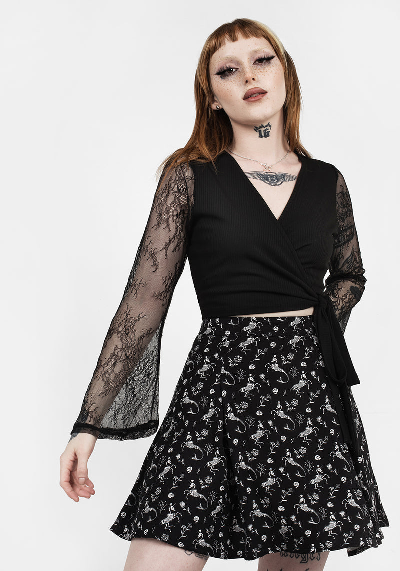 Wallflower Jersey Wickel Top