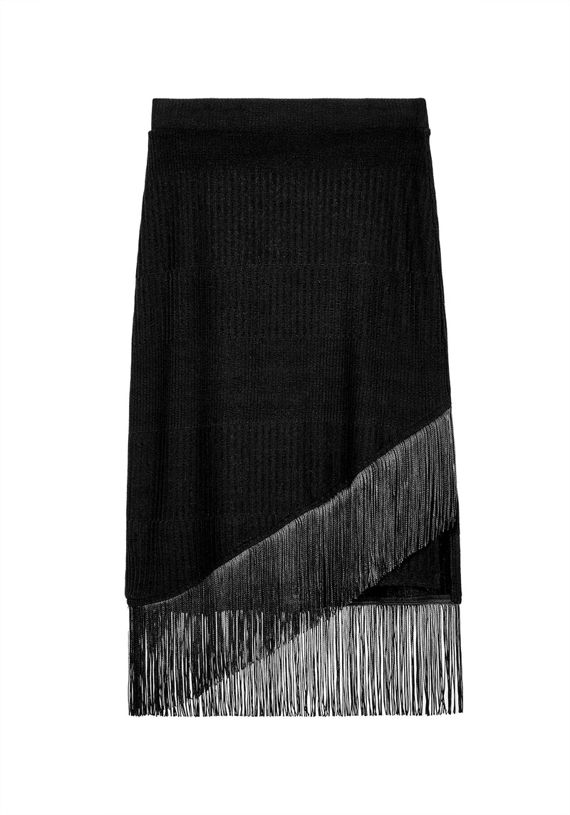 Littlelies Midi Fringed Jersey Rock