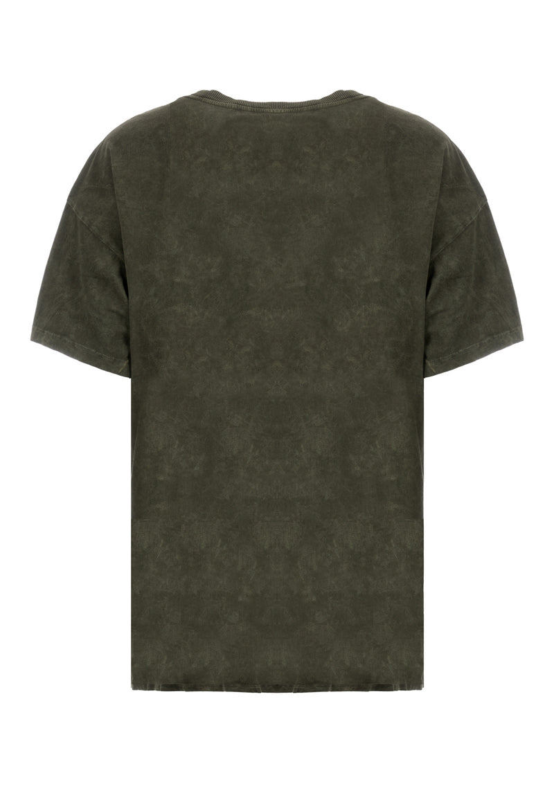 Hedgewitch Grün Säure Waschen Oversize T-Shirt