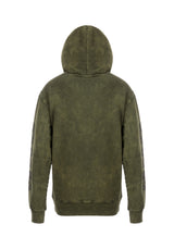 Sabbat Und Sonne Grün Säure Waschen Kapuzensweatshirt