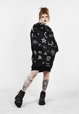 Above Below Slouchy Kapuzenshirt