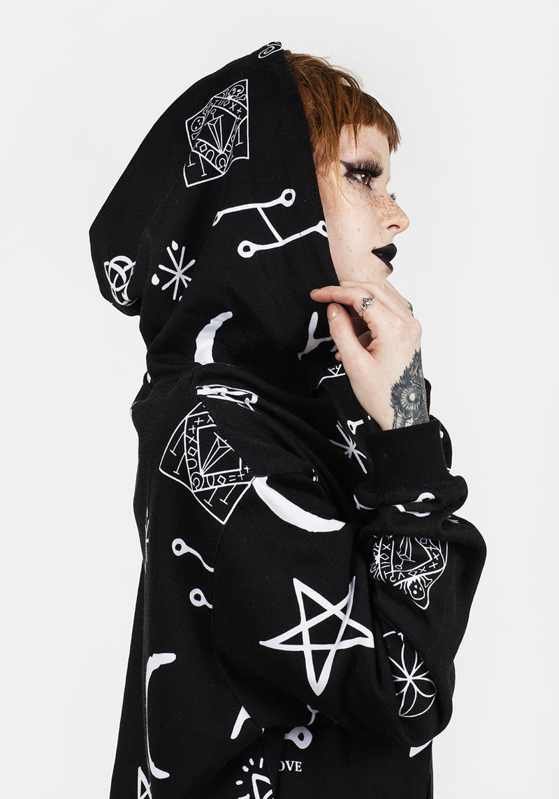 Above Below Slouchy Kapuzenshirt
