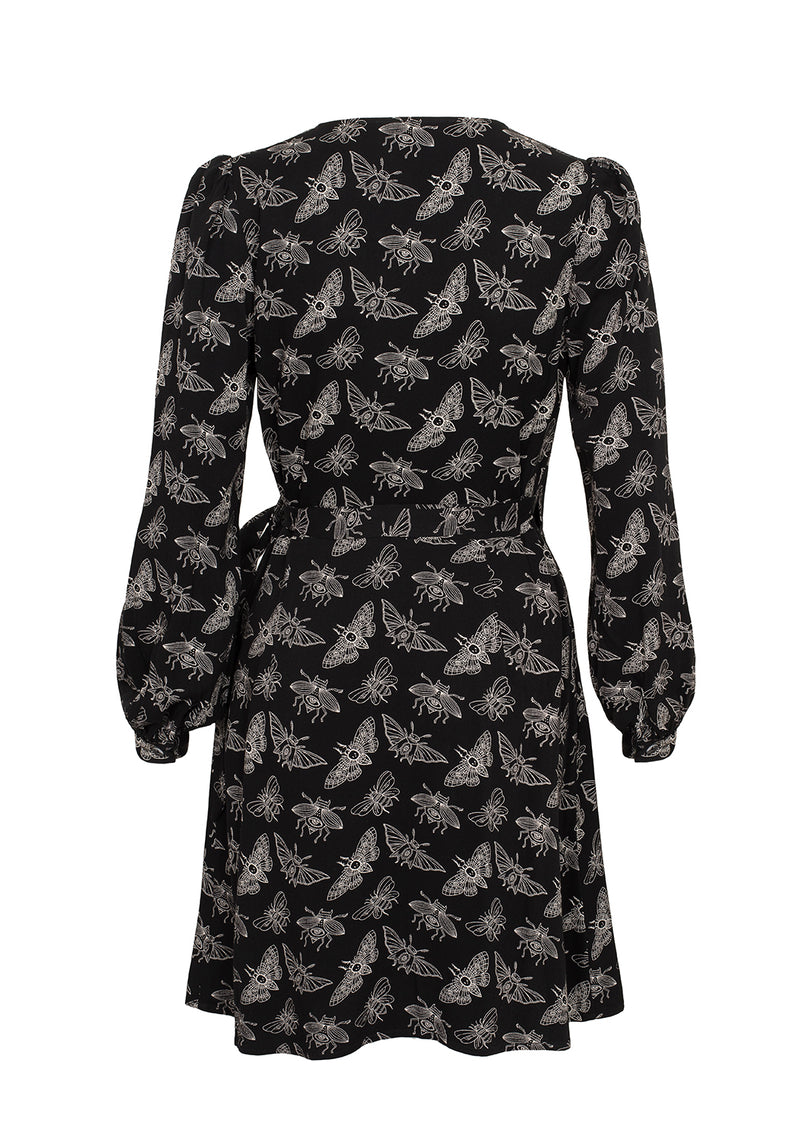 Mortmoth Wickel Mini Kleid