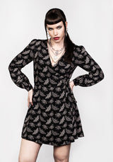Mortmoth Wickel Mini Kleid