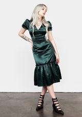 Moss Midi Tier Kleid