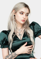 Moss Midi Tier Kleid
