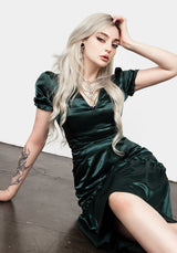 Moss Midi Tier Kleid