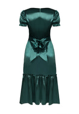 Moss Midi Tier Kleid