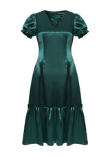 Moss Midi Tier Kleid