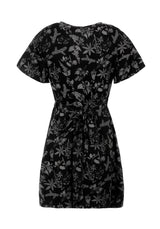 Poisonous Pflanzen Wickel Mini Kleid