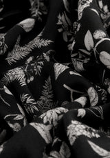 Poisonous Pflanzen Wickel Mini Kleid