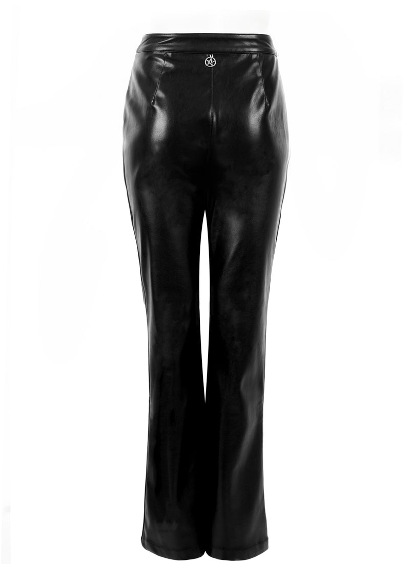 Bronte Leder Ausgestellt Hosen