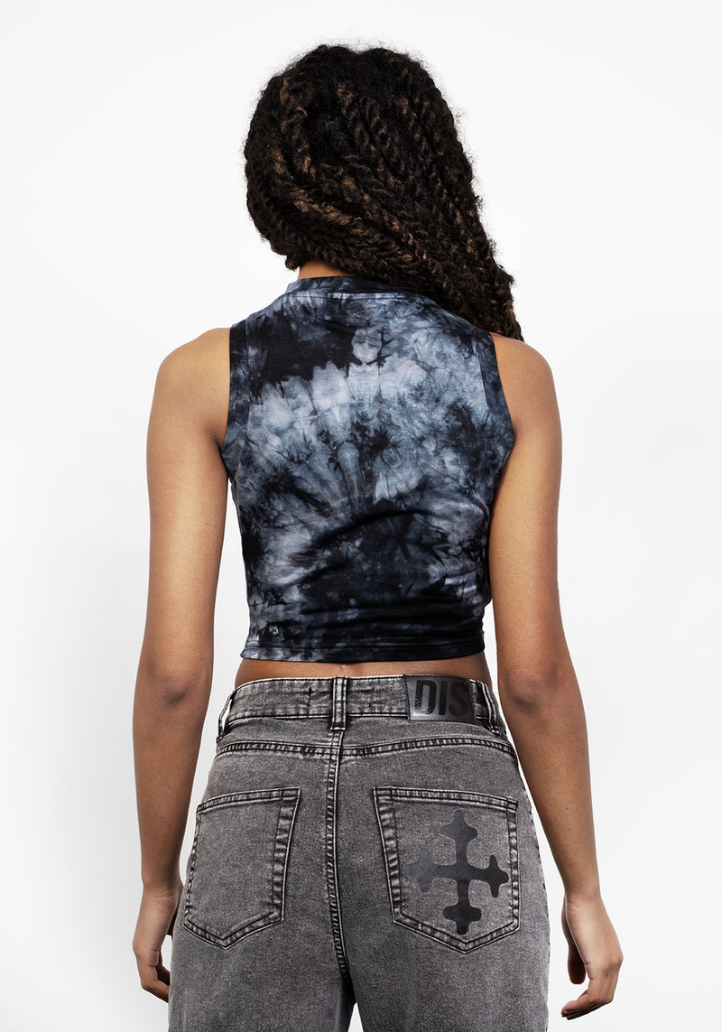 Draconic Krawatte Färbung Tanktop Top