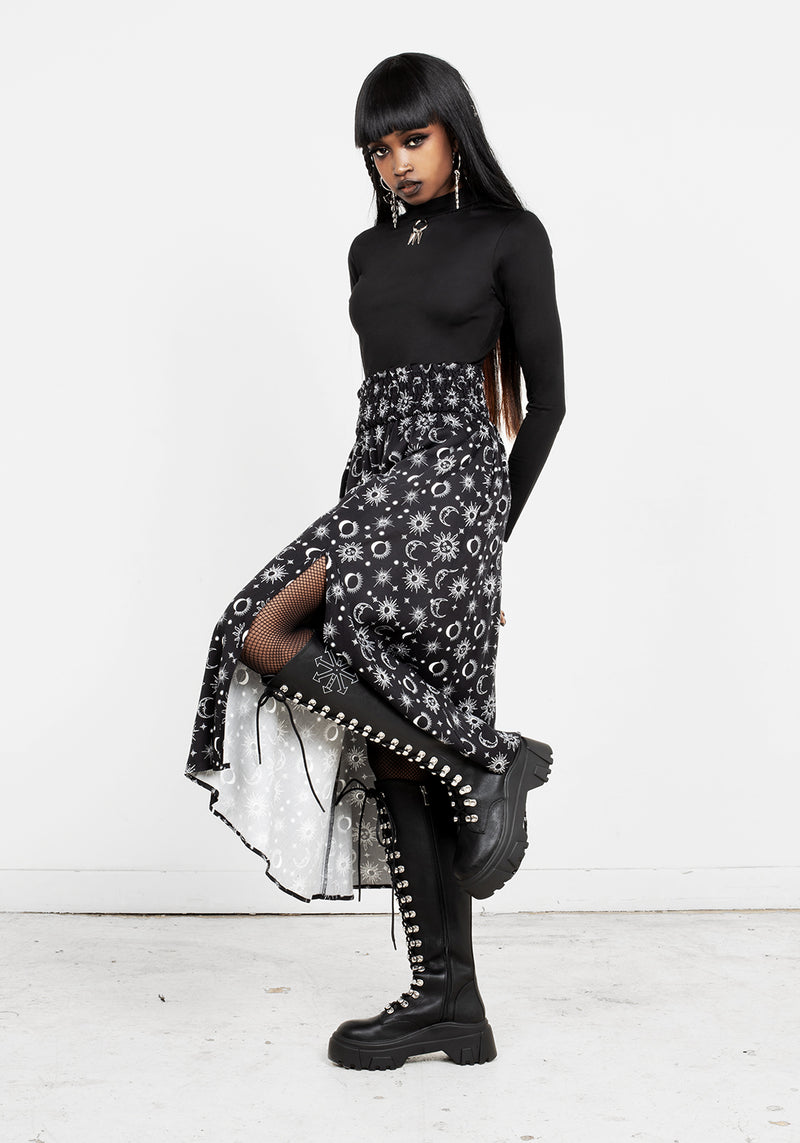 Moonbeam Midaxi-Kleid Rock