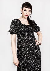 MAKEBELIEVE LACE UP MIDI DRESS