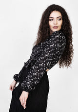 Makebelieve Krawatte Vorderseite Kurz Top