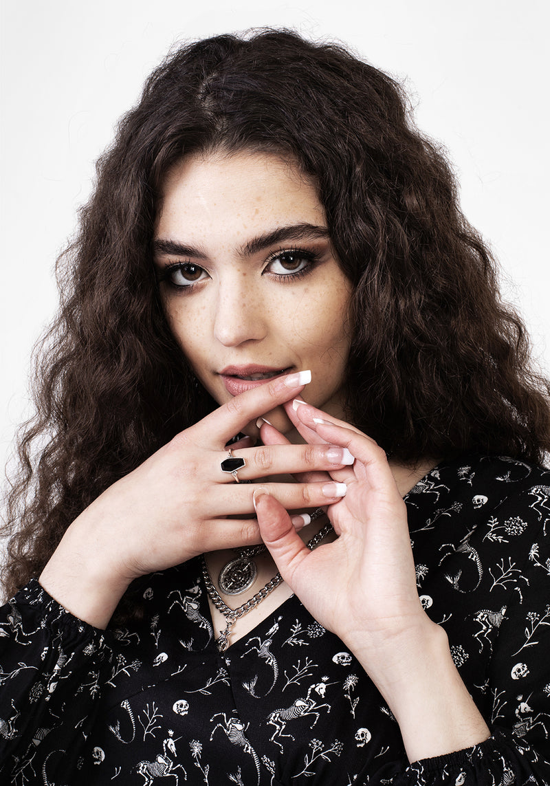 Makebelieve Krawatte Vorderseite Kurz Top