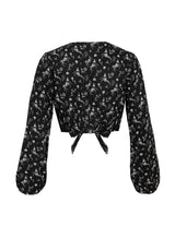 Makebelieve Krawatte Vorderseite Kurz Top