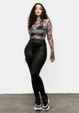 Heavens Mesh Kurz Top