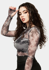 Heavens Mesh Kurz Top