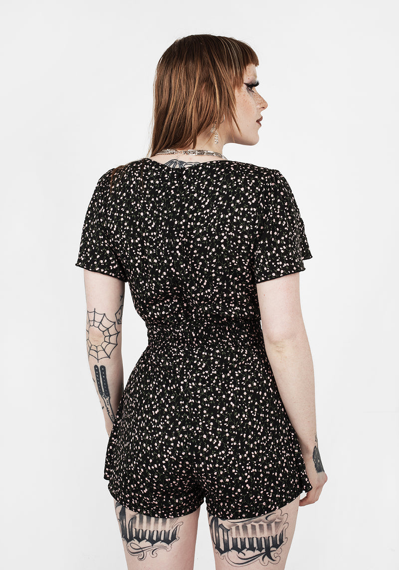 Valley Rüsche Peplum Overall