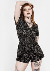 Valley Rüsche Peplum Overall