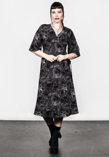 Spellwork Midi Wickel Kleid