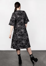 Spellwork Midi Wickel Kleid