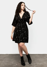 Blithe Kimono Wickel Mini Kleid