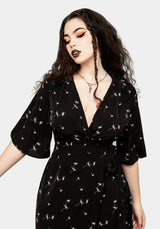 Blithe Kimono Wickel Mini Kleid