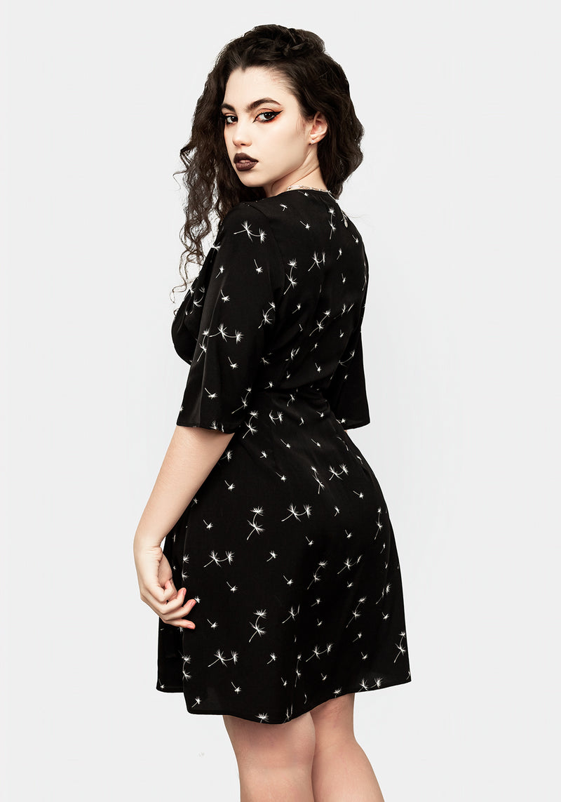 Blithe Kimono Wickel Mini Kleid