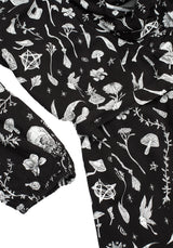 Hedgewitch Rüsche Wickel Above Knee Kleid