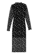 Euphoria Mesh Midi Kleid