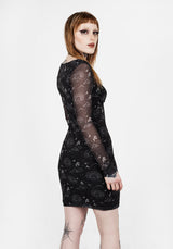 La La Land Mesh Mini Kleid