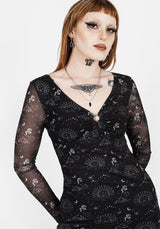 La La Land Mesh Mini Kleid