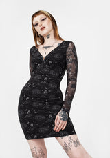 La La Land Mesh Mini Kleid