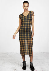 Sally Mesh Maxi Kleid
